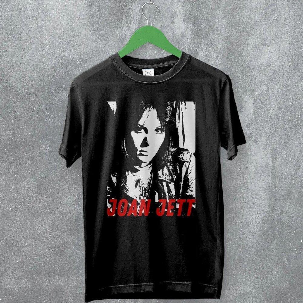 Joan Jett Rock Tour Concert Fan Music Graphic Band Punk Fashion T-Shirt